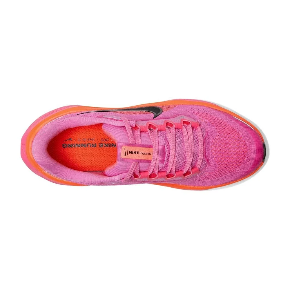 Nike Big Kid Air Zoom Pegasus 41 Pink/Red Playful Pink/Off Noir/Hyper Pink